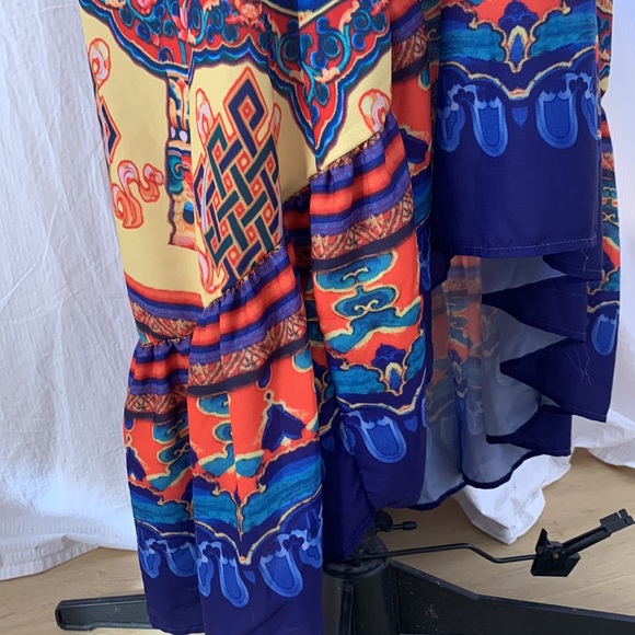 Floral lotus embellished maxi dress Size 16 - Picture 6 of 11